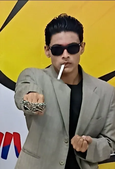 Indian Anime yakuza like cosplay