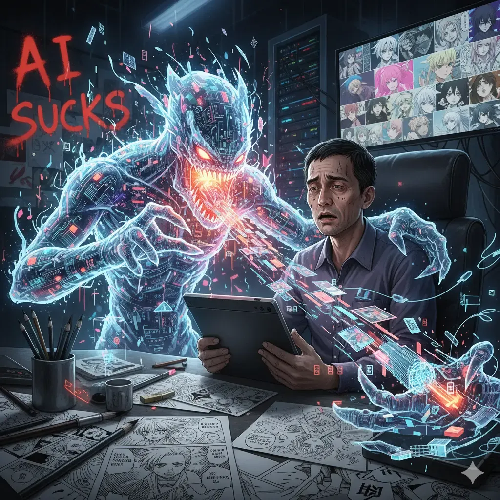 How AI is killing anime
