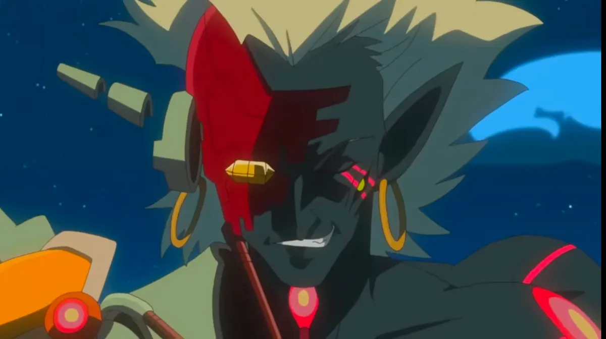 Asura is smirking 