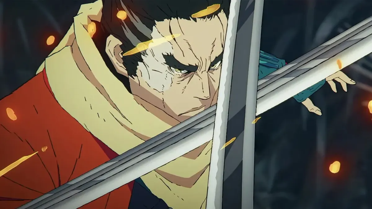 Sekiro in a sword duel 